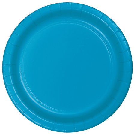 TOUCH OF COLOR Turquoise Blue Banquet Plates, 10", 240PK 503131B
